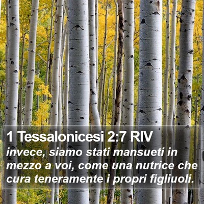 1 Tessalonicesi 2:7 RIV Bible Verse Image