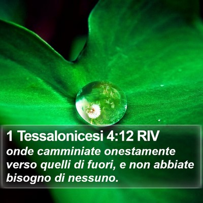 1 Tessalonicesi 4:12 RIV Bible Verse Image