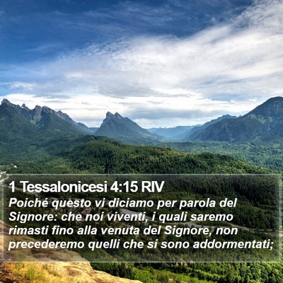 1 Tessalonicesi 4:15 RIV Bible Verse Image