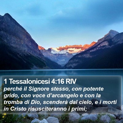 1 Tessalonicesi 4:16 RIV Bible Verse Image