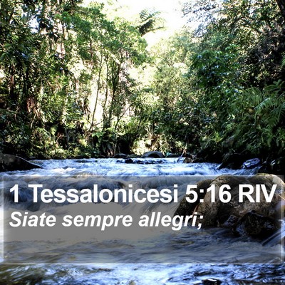 1 Tessalonicesi 5:16 RIV Bible Verse Image