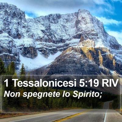 1 Tessalonicesi 5:19 RIV Bible Verse Image