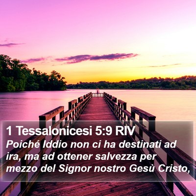 1 Tessalonicesi 5:9 RIV Bible Verse Image