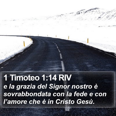 1 Timoteo 1:14 RIV Bible Verse Image