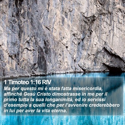 1 Timoteo 1:16 RIV Bible Verse Image
