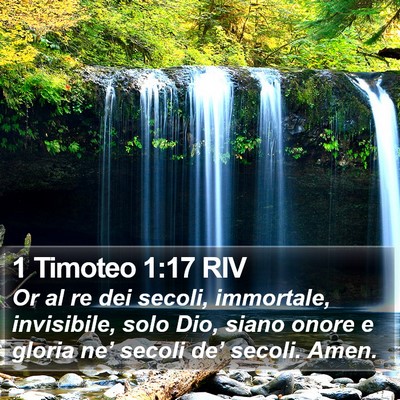 1 Timoteo 1:17 RIV Bible Verse Image