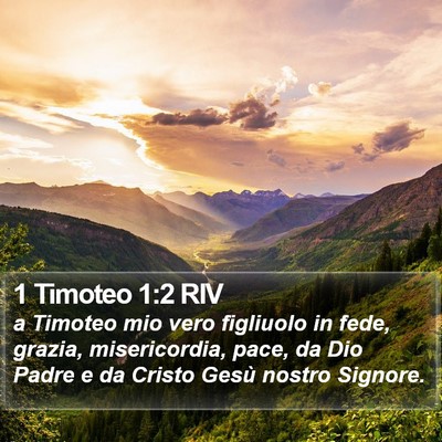 1 Timoteo 1:2 RIV Bible Verse Image