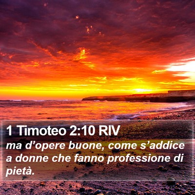 1 Timoteo 2:10 RIV Bible Verse Image