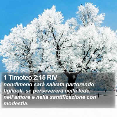 1 Timoteo 2:15 RIV Bible Verse Image