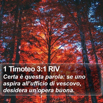 1 Timoteo 3:1 RIV Bible Verse Image