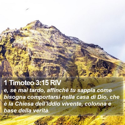 1 Timoteo 3:15 RIV Bible Verse Image