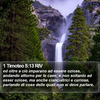 1 Timoteo 5:13 RIV Bible Verse Image