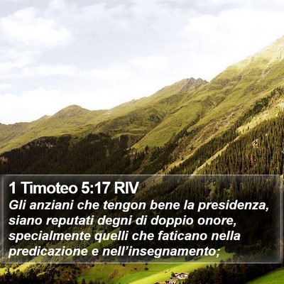 1 Timoteo 5:17 RIV Bible Verse Image