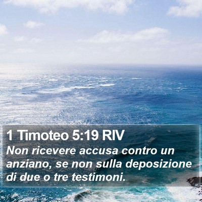 1 Timoteo 5:19 RIV Bible Verse Image