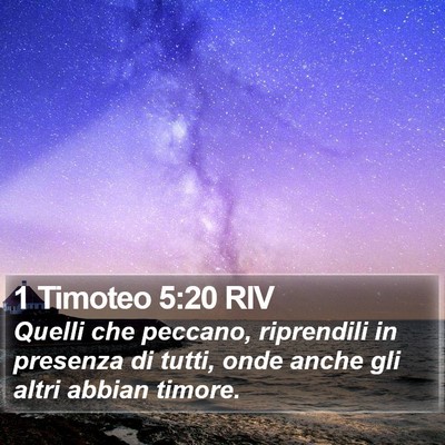 1 Timoteo 5:20 RIV Bible Verse Image