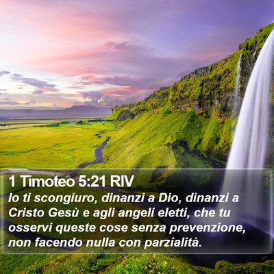 1 Timoteo 5:21 RIV Bible Verse Image