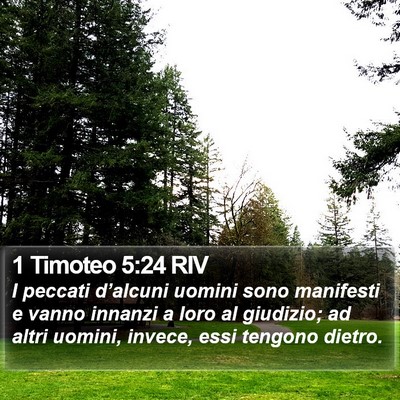 1 Timoteo 5:24 RIV Bible Verse Image