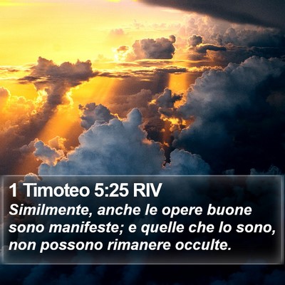 1 Timoteo 5:25 RIV Bible Verse Image