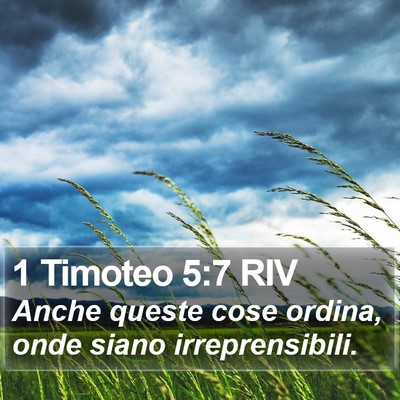 1 Timoteo 5:7 RIV Bible Verse Image