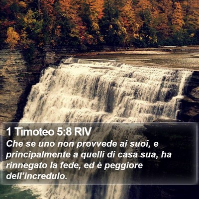 1 Timoteo 5:8 RIV Bible Verse Image