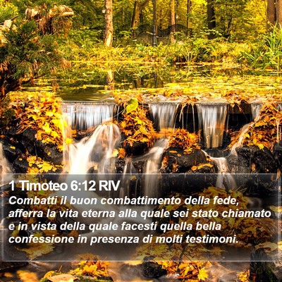 1 Timoteo 6:12 RIV Bible Verse Image