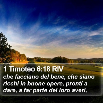 1 Timoteo 6:18 RIV Bible Verse Image