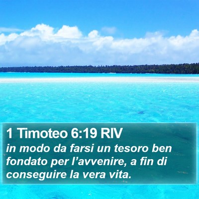 1 Timoteo 6:19 RIV Bible Verse Image