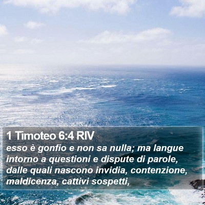 1 Timoteo 6:4 RIV Bible Verse Image