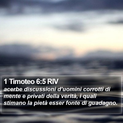 1 Timoteo 6:5 RIV Bible Verse Image