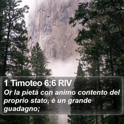 1 Timoteo 6:6 RIV Bible Verse Image