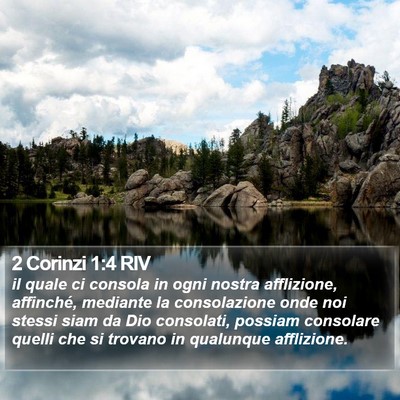 2 Corinzi 1:4 RIV Bible Verse Image