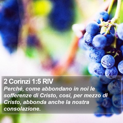 2 Corinzi 1:5 RIV Bible Verse Image