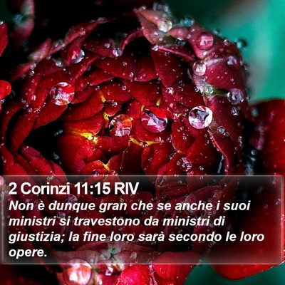 2 Corinzi 11:15 RIV Bible Verse Image