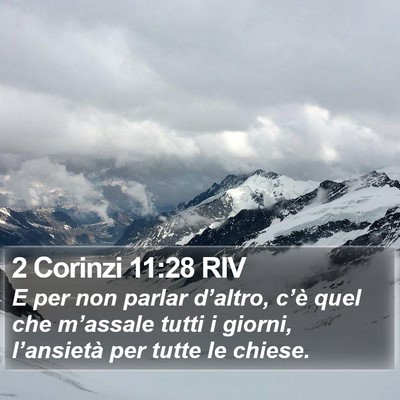2 Corinzi 11:28 RIV Bible Verse Image