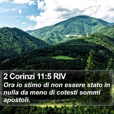 2 Corinzi 11:5 RIV Bible Verse Image