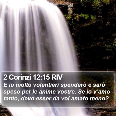 2 Corinzi 12:15 RIV Bible Verse Image