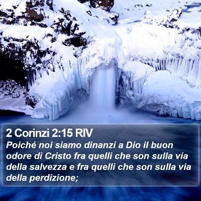 2 Corinzi 2:15 RIV Bible Verse Image