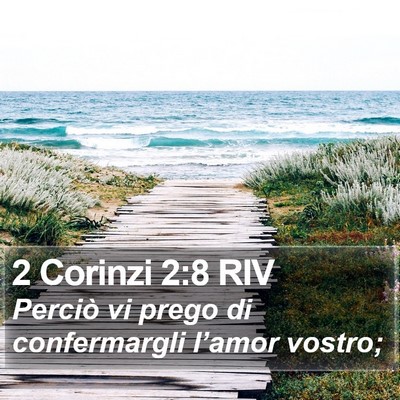 2 Corinzi 2:8 RIV Bible Verse Image