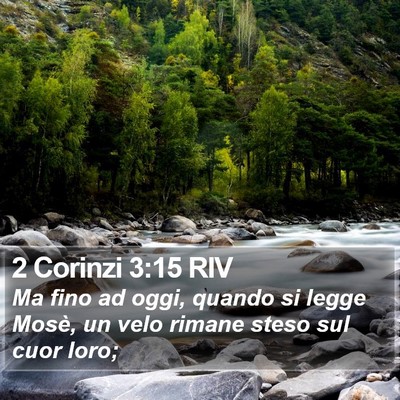 2 Corinzi 3:15 RIV Bible Verse Image