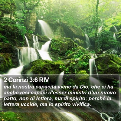 2 Corinzi 3:6 RIV Bible Verse Image