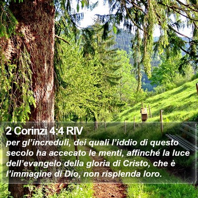 2 Corinzi 4:4 RIV Bible Verse Image
