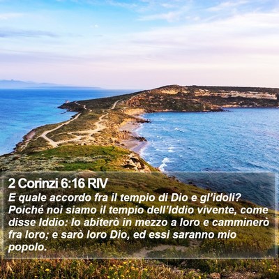 2 Corinzi 6:16 RIV Bible Verse Image