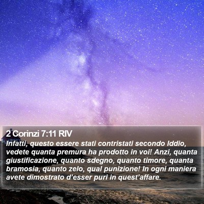 2 Corinzi 7:11 RIV Bible Verse Image