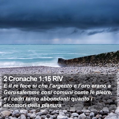 2 Cronache 1:15 RIV Bible Verse Image