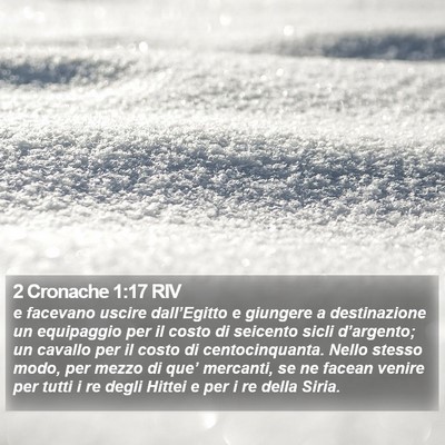 2 Cronache 1:17 RIV Bible Verse Image