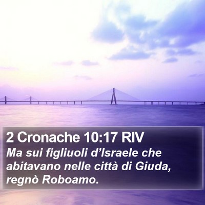 2 Cronache 10:17 RIV Bible Verse Image