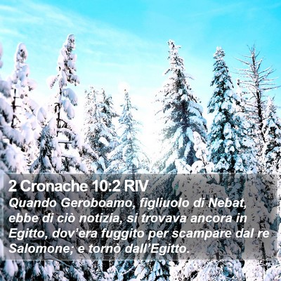 2 Cronache 10:2 RIV Bible Verse Image