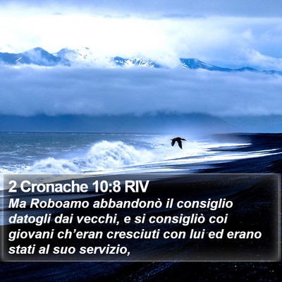 2 Cronache 10:8 RIV Bible Verse Image