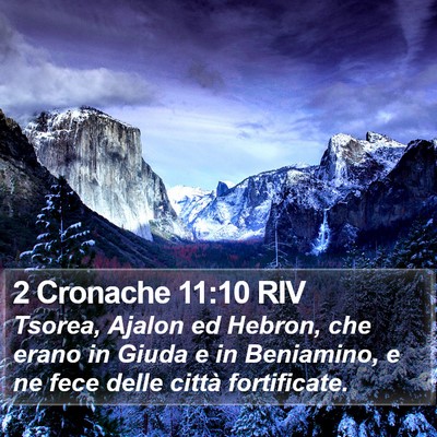 2 Cronache 11:10 RIV Bible Verse Image