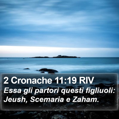 2 Cronache 11:19 RIV Bible Verse Image
